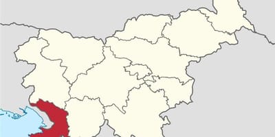 Mapa de karst, Eslovenia